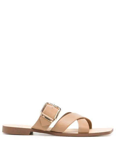 Senso Gwen Ii Leather Sandals In Neutrals