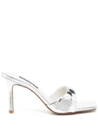 Senso Halo 85mm Sandals In Silver