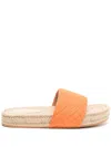 Senso Isobel Open-toe Espadrille Sandals In Orange