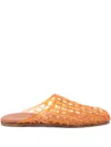 Senso Jacey Flatted Slides In Orange