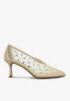 Senso Jocelyn 70 Crystal Mesh Pumps