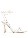 Senso Kalani 95mm Leather Sandals In Neutrals