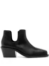 Senso Keanu Leather Boots In Black