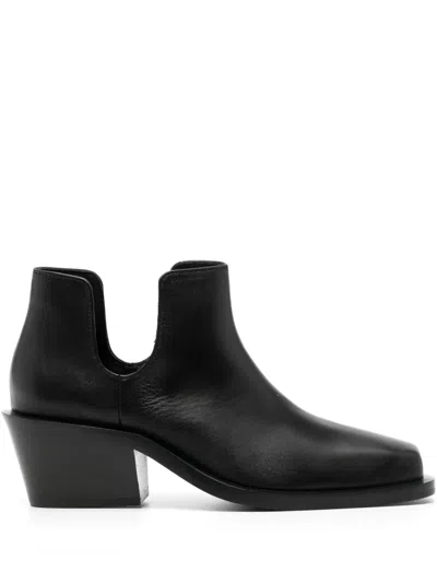 Senso Keanu Leather Boots In Black
