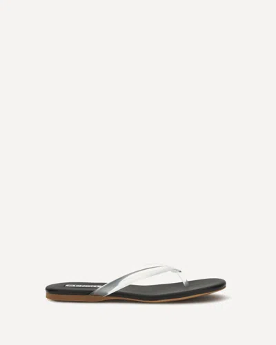 Senso Leather And Rubber Flip-flop Sandals In Transparent