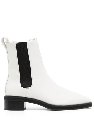 Senso Zweifarbige Milan Stiefeletten In White
