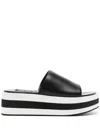 Senso Morgan Platform Sandals In Schwarz