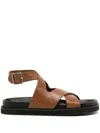 Senso Noah Open Toe Sandals In Braun