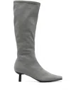 Senso Otis 60mm Point-toe Boots In Grey