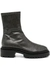 Senso Peyton Iii 50mm Snakeskin-effect Boots In Neutrals