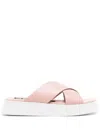 Senso Pippi I Crossover Platform Sandals In Rosa