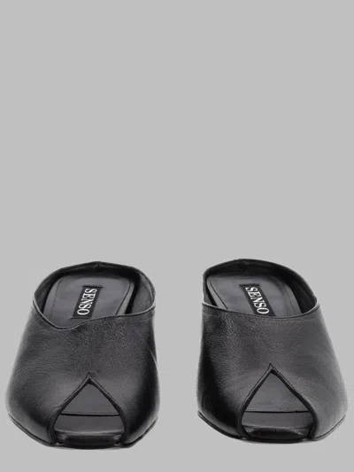Senso Sleek Minimal Heels For Women In Black