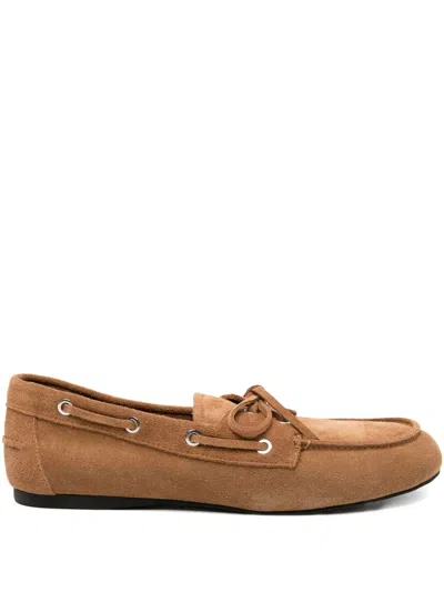 Senso Suede Boat Shoes In Brown