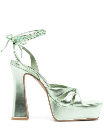 Senso Tahlia 135mm Leather Sandals In Green