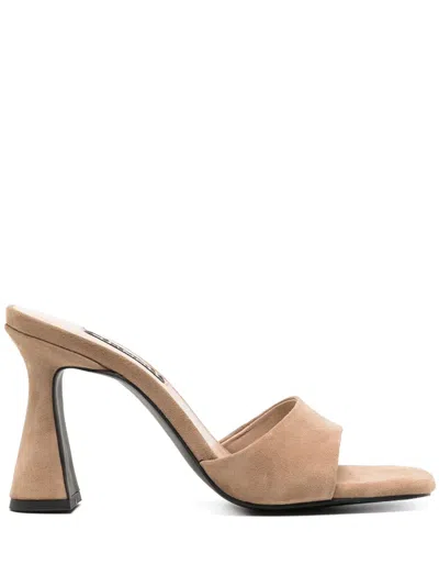 Senso Tania 100mm Leather Mules In Brown