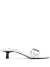 Senso Tommie Buckle-detail Sandals In Weiss