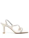 Senso Umee 90mm Open-toe Sandals In Silver