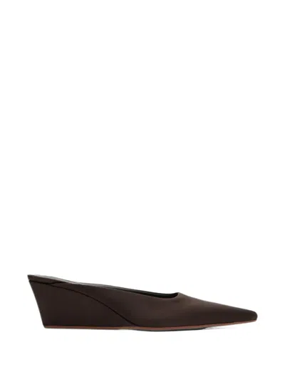 Senso Uriela Pointed-toe Ballet Flat In Brown