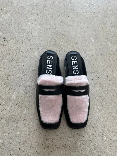 Senso Women's Gail Mule Shoes In Black/pink In Multi