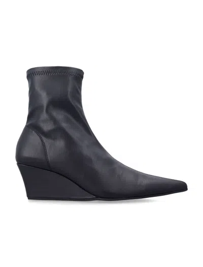 Senso Women's Pointed-toe Wedge Ankle Boots In Ebony Black