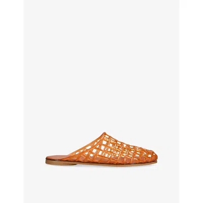 Senso Womens Orange Jacey Jelly Mules Eur 38/5 Uk