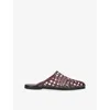 Senso Eggplant Jacey Slip-on Mesh Rubber Mules In Purple