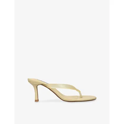 Senso Womens Yellow Flowe Jelly Heeled Sandals Eur 40 / 7 Uk