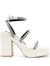 Senso Yasmin I 120mm Platform Sandals In White