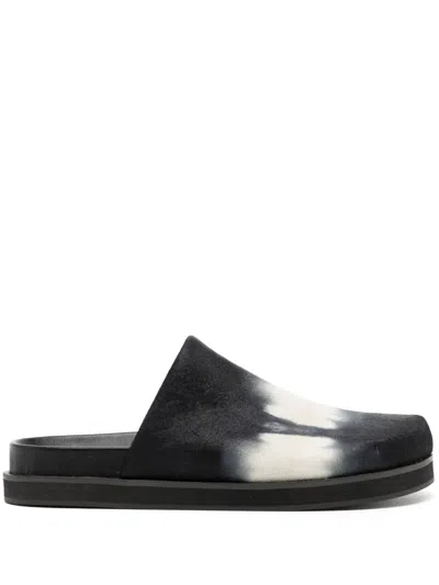 Senso Zen Ii Tie-dye Mules In Black