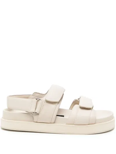 Senso Zina I Touch-strap Leather Sandals In Neutrals