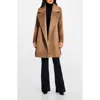 Sentaler Alpaca & Wool Wrap Coat In Brown