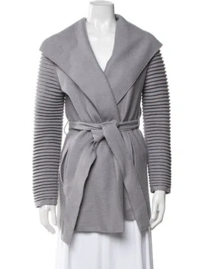 Pre-owned Sentaler Alpaca Jacket In Grey