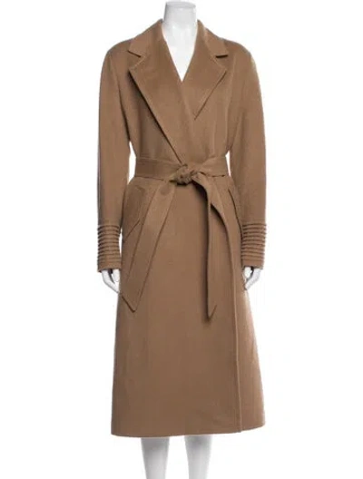 Pre-owned Sentaler Baby Alpaca Coat In Brown