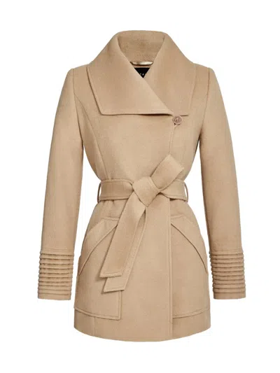 Sentaler Women's Alpaca-blend Short Coat In Camel