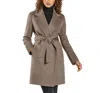 Sentaler Wrap Coat In Warm Taupe