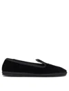 Sentier Di Segantin Roberta Black Loafers With Plush Interior And Durable Sole In Animal Print