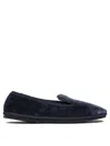 Sentier Di Segantin Roberta Streamlined Blue Loafers And Slippers With Plush Texture In Blue