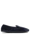 Sentier Di Segantin Roberta Streamlined Blue Loafers And Slippers With Plush Texture In Blue