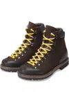 Sentier Lace-up Rubber-sole Boots In Brown