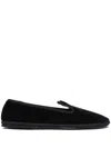 Sentier Velvet Loafers In Black