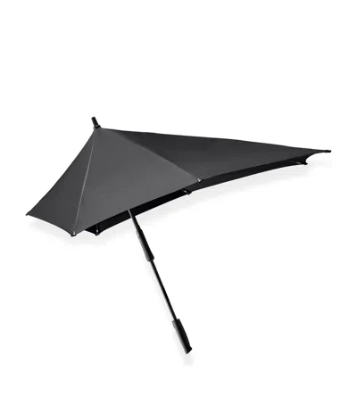 Senz Windproof Semi-automatic Umbrella In Black
