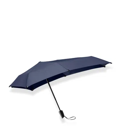Senz Windproof Semi-automatic Umbrella In Blue