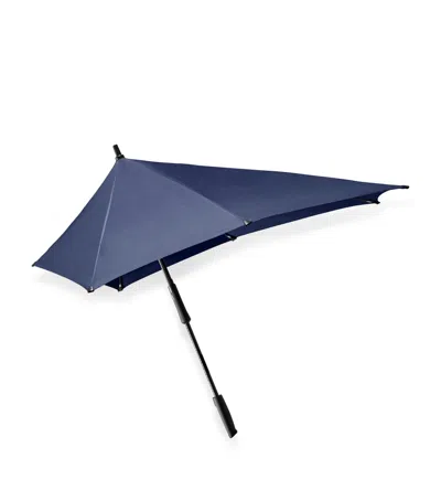 Senz Windproof Semi-automatic Umbrella In Blue