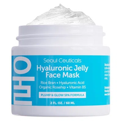 Seoul Ceuticals Korean Skincare Hyaluronic Jelly Face Mask In Clear