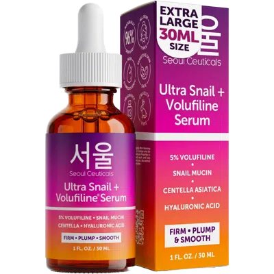 Seoul Ceuticals Korean Skincare Volufiline Snail Mucin Serum