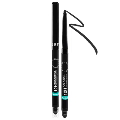 Sephora Collection 12h Colorful Waterproof Retractable Eyeliner 01 Matte Black 0.3 G/0.1 oz