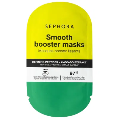 Sephora Collection Booster Eye Mask Smooth + Peptides 1 Pair / Pack In White