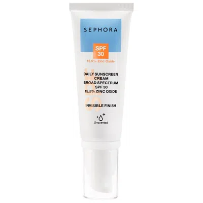 Sephora Collection Daily Mineral Sunscreen Cream Spf 30 1.7 Oz. In White