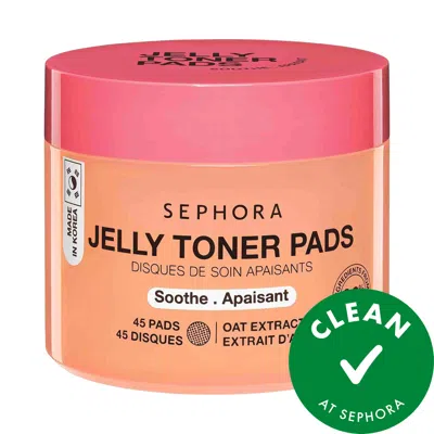 Sephora Collection Jelly Toner Pads Glow 45/pads In Soothe