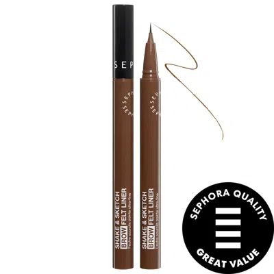 Sephora Collection Lift & Tint Eyebrow Felt Pen 0.02 Oz/0.6 ml In 02 Medium